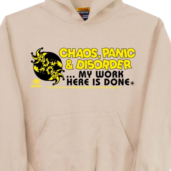Online ceramics panic chaos disorder hoodie - Picture 1 of 6